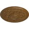 Ekena Millwork Tellson Ceiling Medallion (Fits Canopies up to 6 3/4"), 30 5/8"OD x 2 1/2"P, Smokey Topaz Crackle CM30TESTC - alternate 2